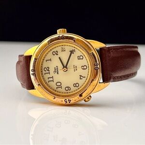 Women’s Vintage Brown Leather Watch 27mm